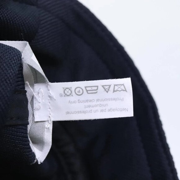 CHANEL Sports Line Hat cotton Black CC Auth am6872V main image 8